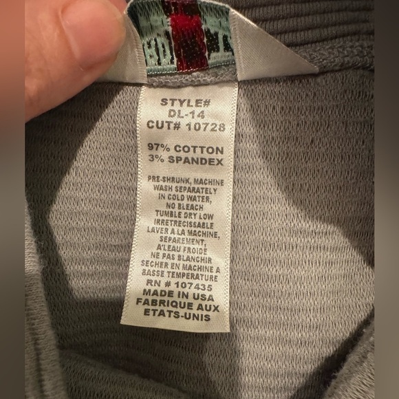 Hard Tail Forever gray ribbed mock neck sweater oversized - Picture 6 of 8